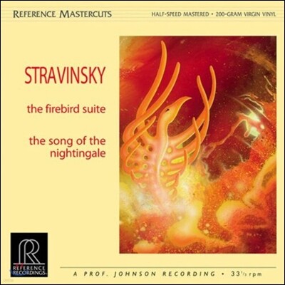 Eiji Oue, Minnesota Orchestra — Eiji Oue 스트라빈스키: 불새 모음곡, 나이팅게일의 노래 (Stravinsky: The Firebird Suite, The Song of the Nightingale) 앨범 커버