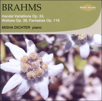 Misha Dichter :  ְ, , ȯ (Brahms: Handel Variations Op.24, Waltzes Op.39, Fantasias Op.116)