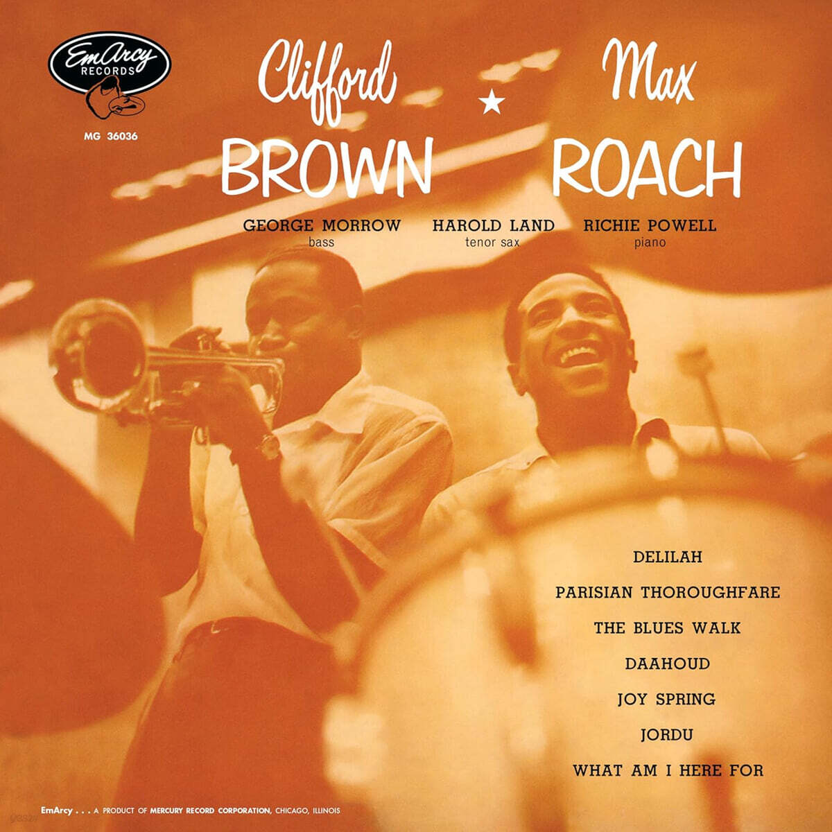 Clifford Brown & Max Roach (클리포드 브라운 & 맥스 로치) - Clifford Brown & Max Roach [LP]