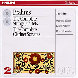 Brahms : Complete String Quartets & Clarinet Sonatas