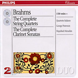 Brahms : Complete String Quartets & Clarinet Sonatas
