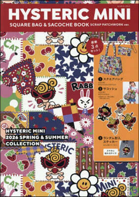 HYSTERIC MINI SQUARE BAG & SACOCHE BOOK SCRAP PATCHWORK ver.