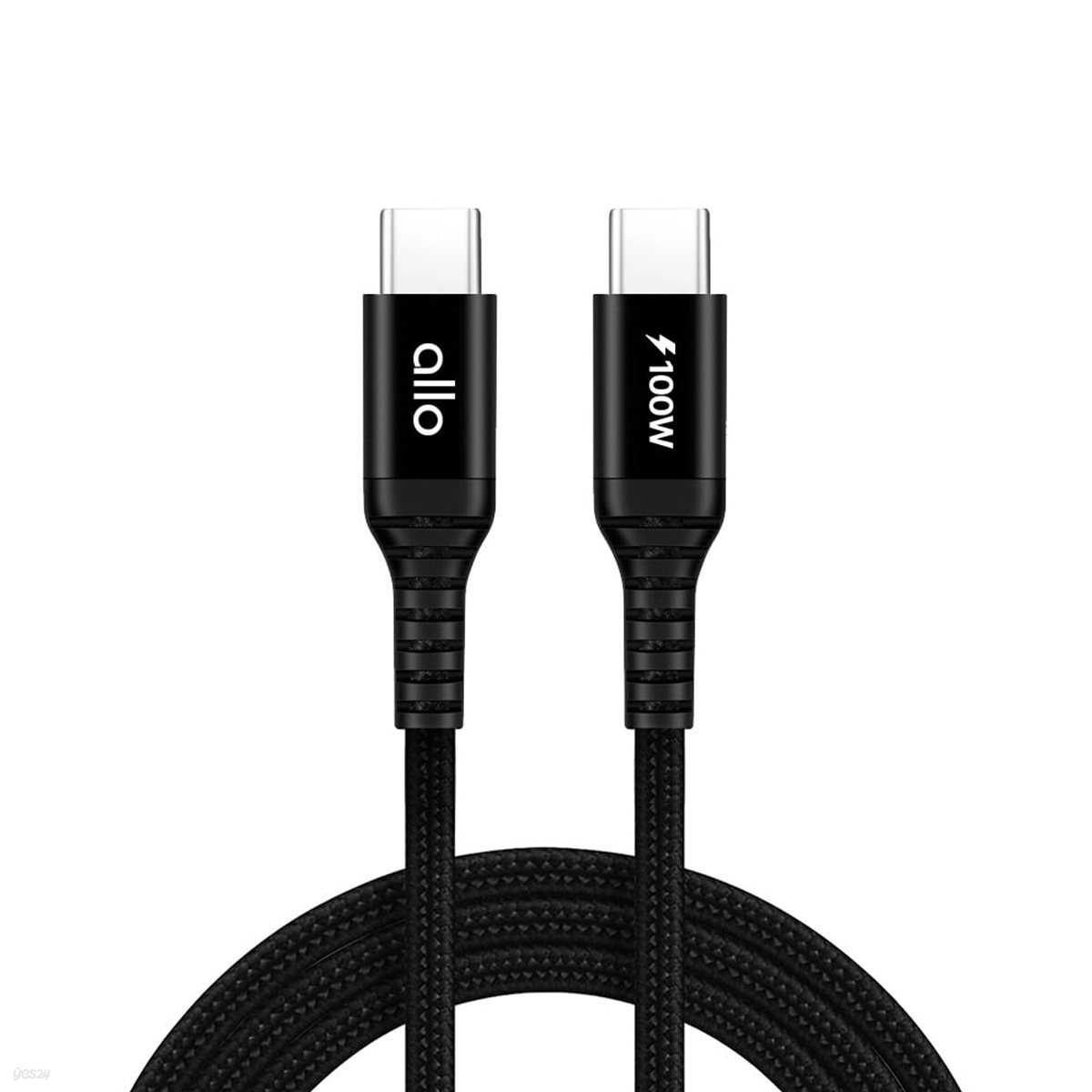 알로코리아 100W PD PPS C타입 고강도 패브릭 초고속 충전 케이블 2M