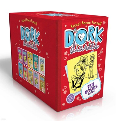 [] The Dork Diaries 1-10 Books Boxed Set (Hardcover)