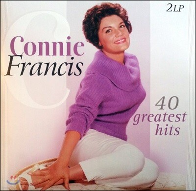 Connie Francis — 40 Greatest Hits 코니 프란시스 베스트 앨범 앨범 커버