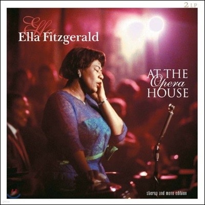 Ella Fitzgerald — At The Opera House 엘라 피츠제럴드 1975년 라이브 앨범 커버