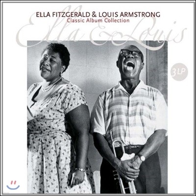 Louis Armstrong,Oscar Peterson,Ella Fitzgerald,Herb Ellis,Buddy Rich,Ray Brown,Louie Bellson — Ella Fitzgerald & Louis Armstrong - Classic Album Collection 엘라 피츠제럴드 & 루이 암스트롱 클래식 앨범 컬렉션 앨범 커버