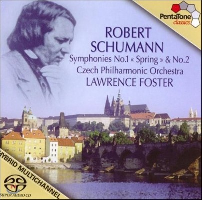 Lawrence Foster :  1 '', 2 (Schumann: Symphonies Op.38 'Spring', Op.61)