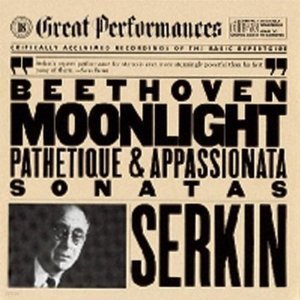 Rudolf Serkin / Beethoven : Moonlight, Pathetique & Appassionata Piano Sonatas (/MYK37219)