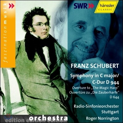 Roger Norrington 슈베르트: 교향곡 9번 '그레이트', '마술 하프' 서곡 (Schubert: Symphony D944 'The Grate', The Magic Harp Overture D644)