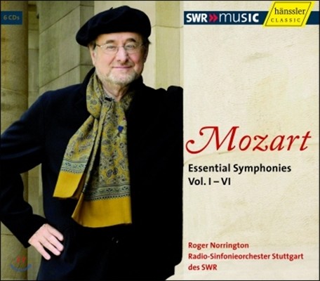 Roger Norrington Ʈ: ߿   (Mozart: Essential Symphonies Vol.1-6)