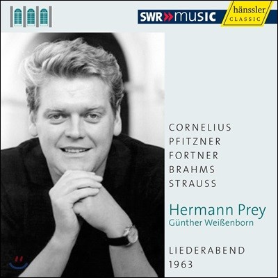 Hermann Prey 1963   - ڸڸ콺 /  / Ʈ콺  (Liederabend 1963 - Cornelius / Brahms / Strauss)