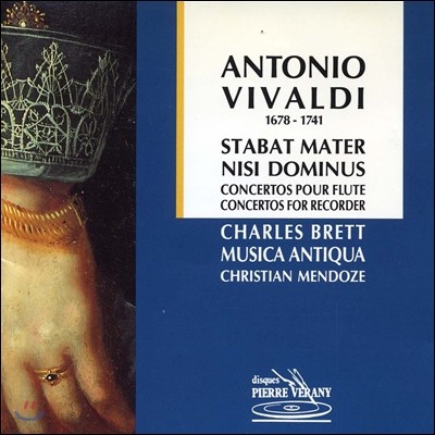 Musica Antiqua ߵ: ŸƮ ׸, Ͻ ̴, ڴ ְ (Vivaldi: Stabat Mater, Nisi Dominus, Recorder Concertos)