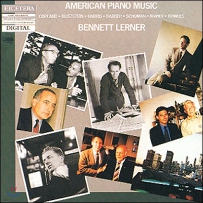 Bennett Lerner 미국 피아노 작품집 - 코플랜드 / 해리스 / 바버 (American Piano Music Vol.2 - Copland / Harris / Barber)