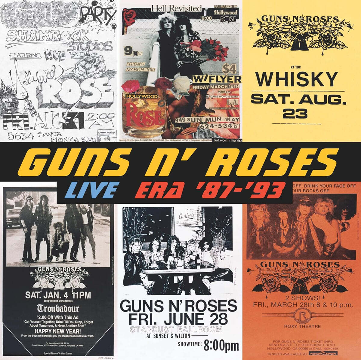 Guns N' Roses (건즈 앤 로지스) - Live Era '87-'93 건즈 앤 로지스 라이브 앨범 1987-1993 [4LP]
