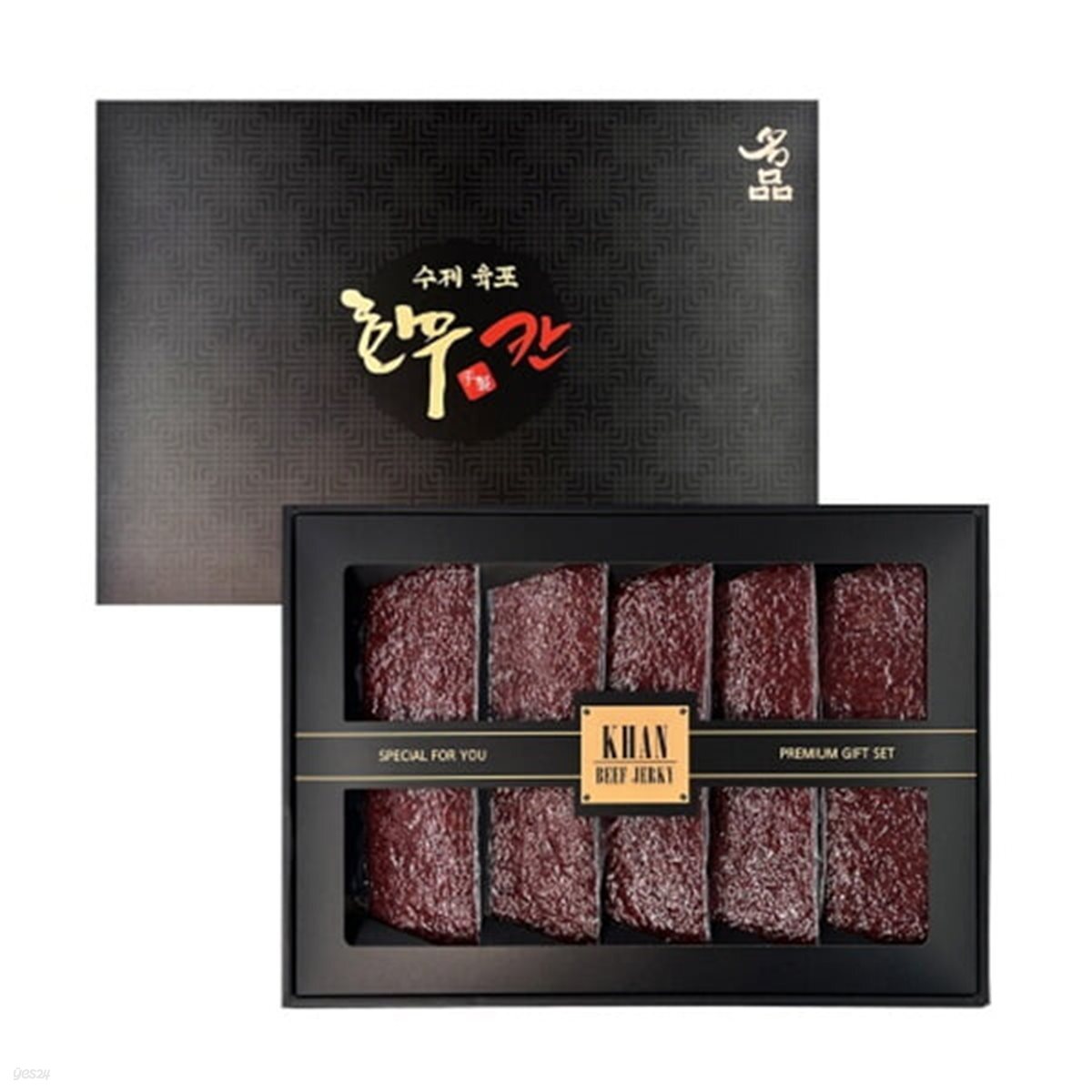 [칸] 수제 한우육포 선물세트 300g (60g*5팩)_쇼핑백