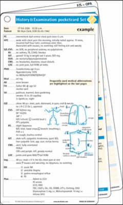 History and Examination Pocketcard Set