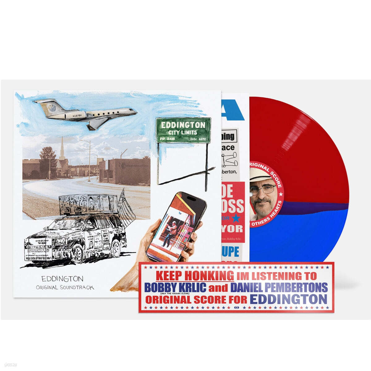 에딩턴 영화음악 (Eddington - Original Soundtrack) [레드 & 블루 컬러 LP]