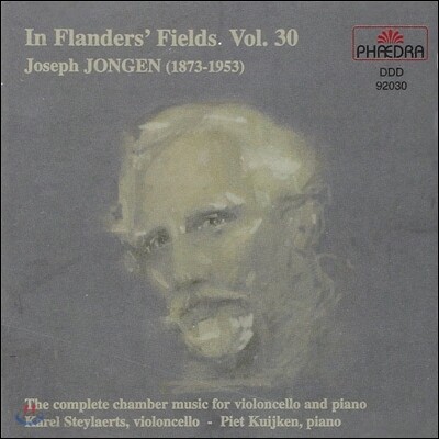 Karel Steylaerts 플랑드르 음악 30집 - 용겐: 첼로와 피아노를 위한 작품 전곡 (In Flanders' Fields - Jongen: Complete Chamber Music for Cello)