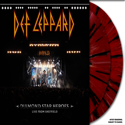 Def Leppard — Diamond Star Heroes: Live From Sheffield 2LP) 앨범 커버