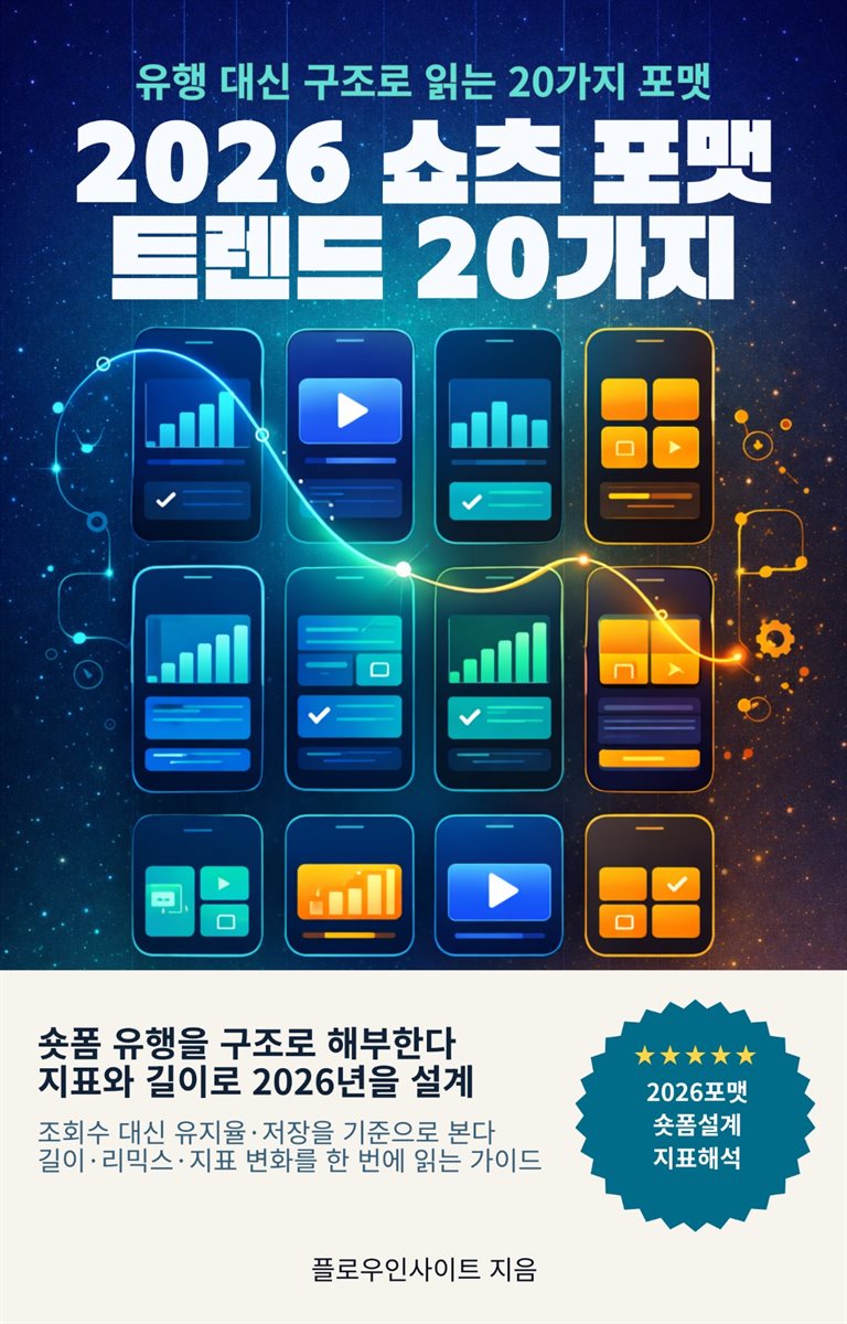 2026 쇼츠 포맷 트렌드 20가지