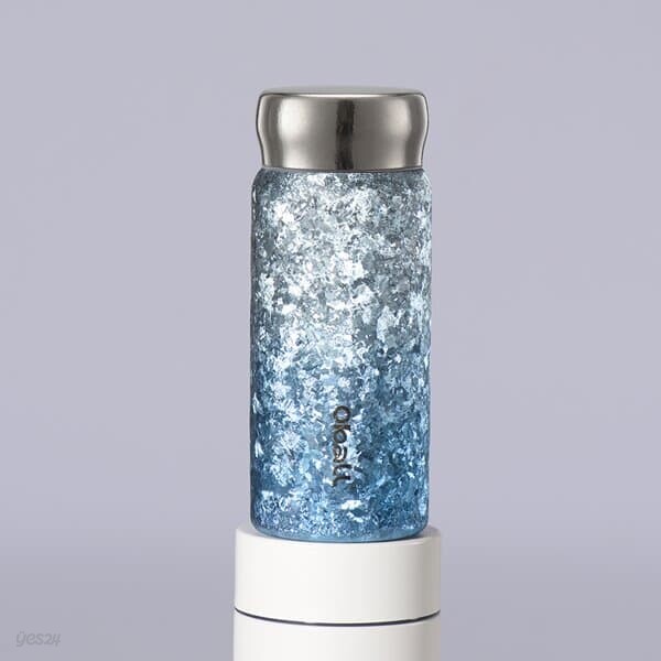 티타늄 포켓 팜 오볼 텀블러 210ml 블루 초경량 미니텀블러 보온 보냉