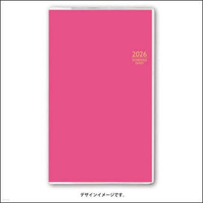 9935 NOLTYマンスリ-スリム-i日曜(マゼンタピンク) 4月始まり