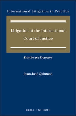 Litigation at the International Court of Justice: Practice and Procedure