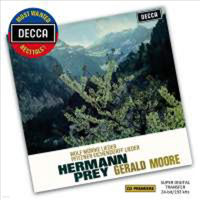 R.슈트라우스 & 볼프: 가곡집 (Wolf & R.Strauss: Lieder - Decca Most Wanted Recitals Vol. 35)(CD) - Hermann Prey