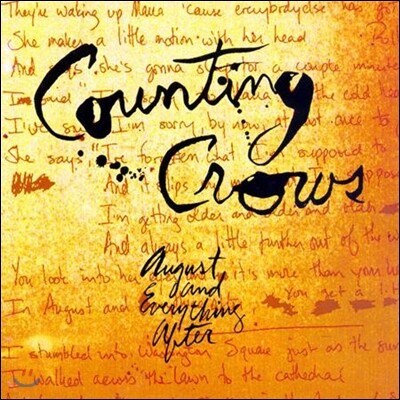 Counting Crows — August And Everything After 앨범 커버