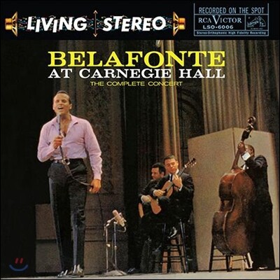 Harry Belafonte — Belafonte At Carnegie Hall 앨범 커버