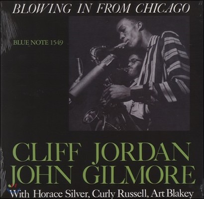 Cliff Jordan and John Gilmore — Blowing In From Chicago 앨범 커버