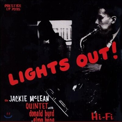 Jackie McLean — Lights Out! (Mono) 앨범 커버