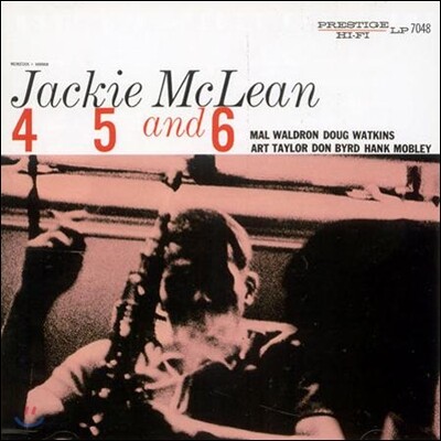 Jackie McLean — 4, 5, and 6 (Mono) 앨범 커버