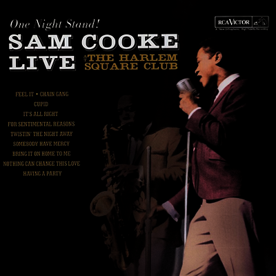 Sam Cooke — Live At The Harlem Square 앨범 커버