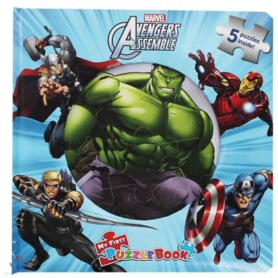 My first puzzle book : Marvel Avengers assemble