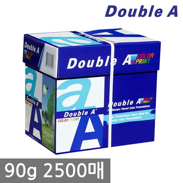 더블에이 A4 복사용지(A4용지) 90g 2500매 1BOX