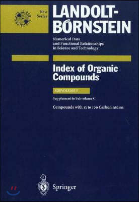 Compounds with 13 to 100 Carbon Atoms (Supplement to Subvolume C)