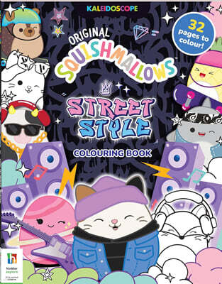 Kaleidoscope Squishmallows Colouring Book Street Style