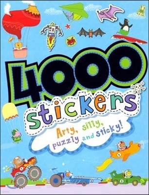 4000 Stickers Arty, silly, puzzly and sticky!