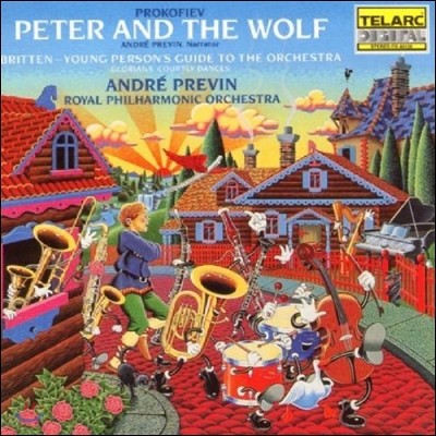 Andre Previn ǿ: Ϳ  / 긮ư: ûҳ   Թ (Prokofiev: Peter & the Wolf / Britten: Young Person's Guide to the Orchestra)
