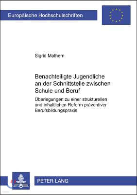 Benachteiligte Jugendliche an Der Schnittstelle Zwischen Schule Und Beruf