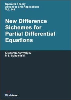 New Difference Schemes for Partial Differential Equations