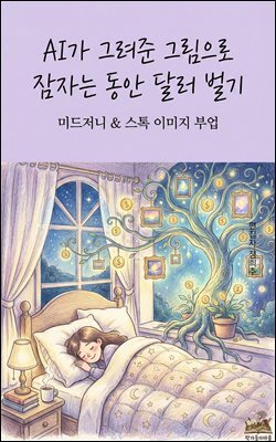 AI가 그려준 그림으로 잠자는 동안 달러 벌기: 미드저니 & 스톡 이미지 부업