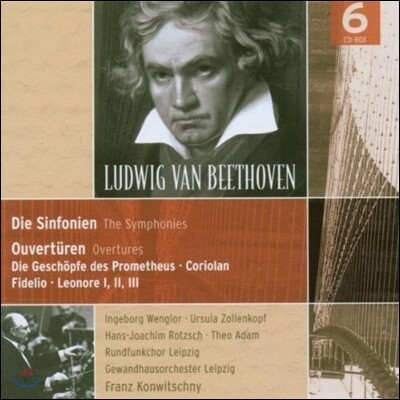 Franz Konwitschny 베토벤: 교향곡, 서곡, 프로메테우스, 코리올란 (Beethoven: Symphonies, Overtures, Prometheus, Coriolan)