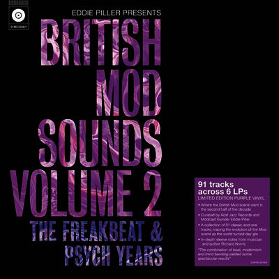 Various Artists — Eddie Piller Presents - British Mod Sounds Of The 1960s Volume 2: The Freakbeat & Psych Years 앨범 커버