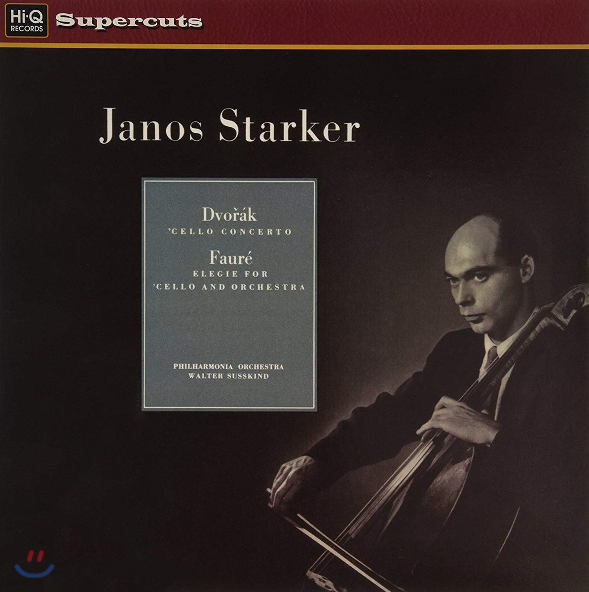 Janos Starker 드보르작: 첼로 협주곡 / 포레: 엘레지 (Dvorak: Cello Concerto / Faure: Elegie for Cello and Orchestra) [LP]