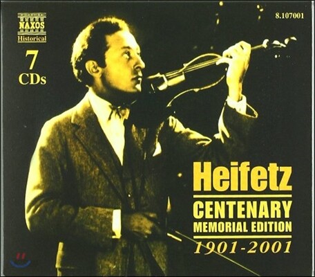 Jascha Heifetz 하이페츠 100주년 기념 에디션 (Centenary Memorial Edition 1901~2001)