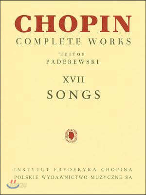 Songs: Chopin Complete Works Vol. XVII