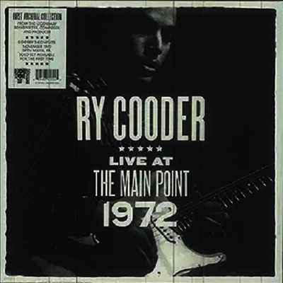 Ry Cooder — Live at The Main Point, 1972 - 앨범 커버